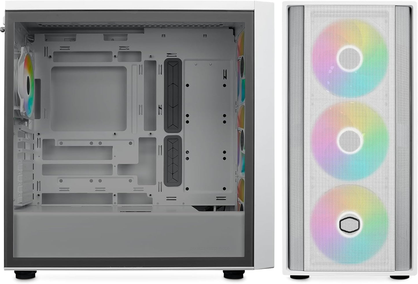 GABINETE COOLER MASTER MASTERBOX 600 BLANCO ARGB M/ATX MB600-WGNN-S00 SIN GARANTIA