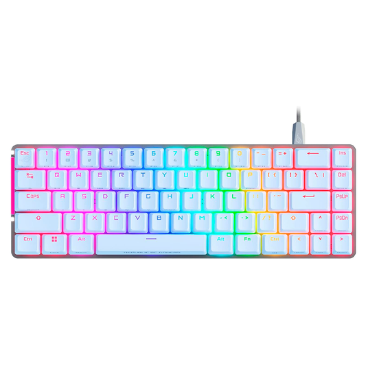 TECLADO ASUS ROG M602 FALCHION/BN/CA AURA SYNC MECANICO ALAMBRICO ROG PBT 2P -C BLANCO
