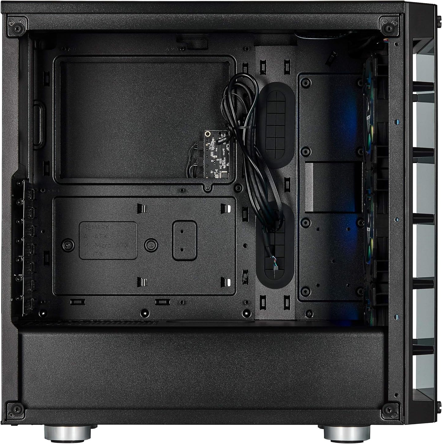 GABINETE CORSAIR ICUE 465X NEGRO RGB ATX S/FUENTE CRISTAL CC-9011188-WW SIN GARANTIA