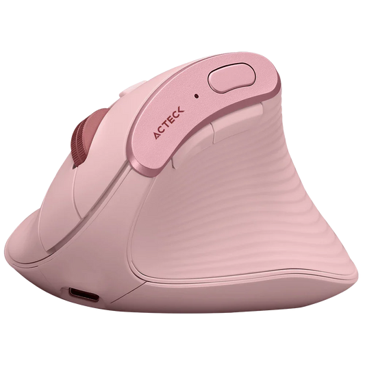 MOUSE ACTECK ERGONOMICO VIRTUOS FITT PRO MI770 ROSA USB/BLUETOOTH