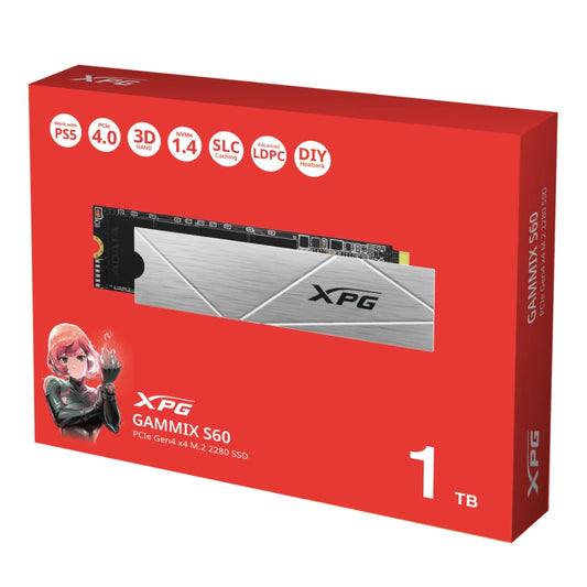 SSD ADATA S60 1TB M.2 5000MB/3200MB AGAMMIXS60-1T-CS