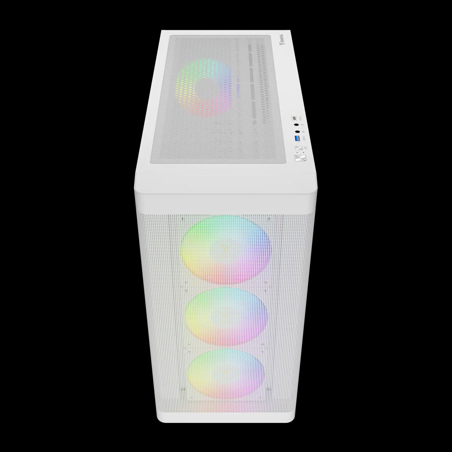 GABINETE GAMDIAS ATHENA M3 WH BLANCO ARGB M-ATX S/FUENTE CRISTAL GD-ATHENA M3 WH 11M DE GARANTIA