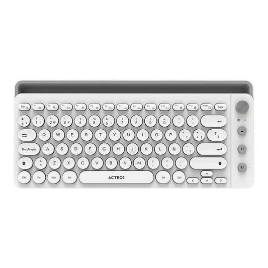 TECLADO ACTECK WIFI UNY COMP TI685 BLANCO BLUETOOTH