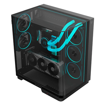 REMATE GABINETE BALAM RUSH TANK EXPERT 7800 NEGRO ATX USB-3.0 CRISTAL S/FUENTE BR-941556  1M DE GARANTIA