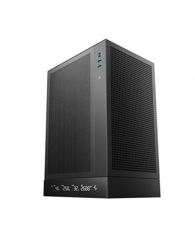 GABINETE DEEPCOOL CH170 DIGITAL NEGRO ITX S/FUENTE R-CH170-BKNPI0D-G-1 11M DE GARANTIA