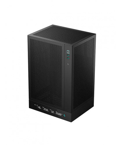 GABINETE DEEPCOOL CH170 DIGITAL NEGRO ITX S/FUENTE R-CH170-BKNPI0D-G-1 11M DE GARANTIA