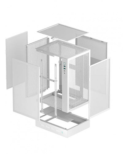 GABINETE DEEPCOOL CH170 DIGITAL BLANCO ITX S/FUENTE R-CH170-WHNPI0D-G-1 11M DE GARANTIA