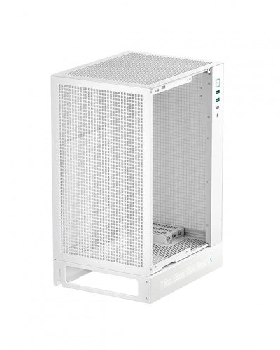 GABINETE DEEPCOOL CH170 DIGITAL BLANCO ITX S/FUENTE R-CH170-WHNPI0D-G-1 11M DE GARANTIA