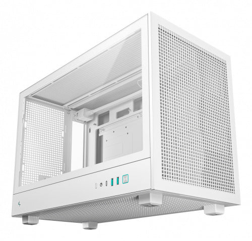 GABINETE DEEPCOOL CH260 BLANCO ITX S/FUENTE R-CH260-WHNGM0-G-1 11M DE GARANTIA