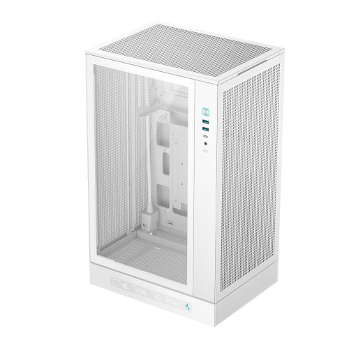GABINETE DEEPCOOL CH270 DIGITAL BLANCO M-ATX S/FUENTE R-CH270-WHNDM0-G-1 11M DE GARANTIA