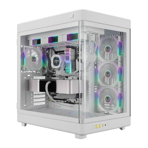 GABINETE GAMDIAS NESO P1 PRO BLANCO E-ATX ARGB S/FUENTE CRISTAL GABINETE GD-NESO P1 PRO WW 11M DE GARANTIA