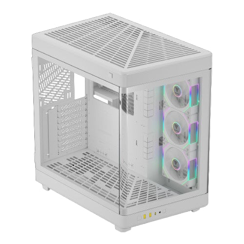 GABINETE GAMDIAS NESO P1 PRO BLANCO E-ATX ARGB S/FUENTE CRISTAL GABINETE GD-NESO P1 PRO WW 11M DE GARANTIA