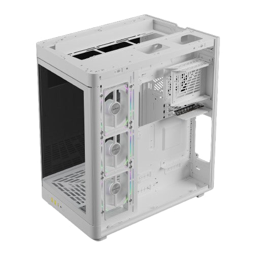 GABINETE GAMDIAS NESO P1 PRO BLANCO E-ATX ARGB S/FUENTE CRISTAL GABINETE GD-NESO P1 PRO WW 11M DE GARANTIA