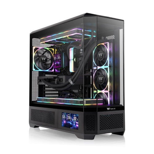 GABINETE THERMALTAKE VIEW 600 TG SNOW M-ATX CRISTAL BLANCO CA-11H-00F6WN-00 12M DE GARANTIA