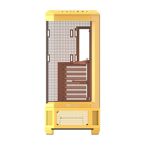 GABINETE THERMALTAKE VIEW 600 TG BUTTER CARAMEL M-ATX CRISTAL AMARILLO CA-11H-00FMWN-00 12M DE GARANTIA