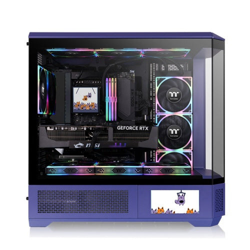 GABINETE THERMALTAKE VIEW 390 AIR FUTURE DUSK ATX CRISTAL MORADO CA-11F-00MNWN-00 12M DE GARANTIA
