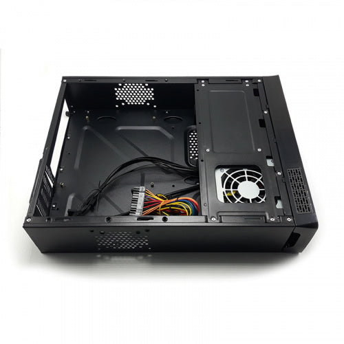 GABINETE XCASE GABSLIM305 SLIM NEGRO MATX C/FUENTE 450W METAL 1M DE GARANTIA