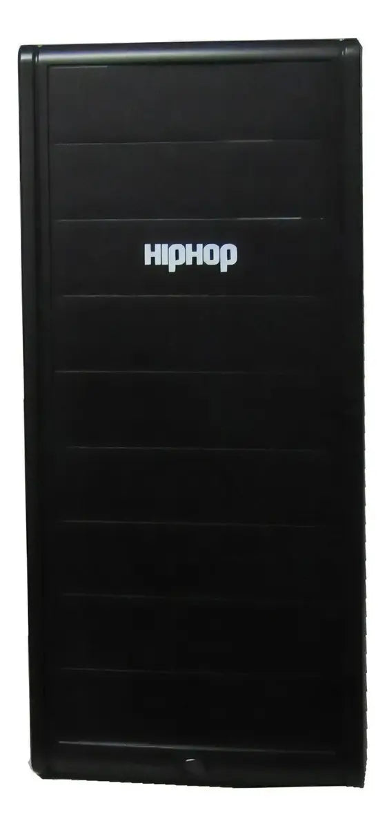 GABINETE HIP HOP 9 BAHIAS ATX NEGRO FUENTE INCLUIDA MULTIQUEMADORA CASE-901