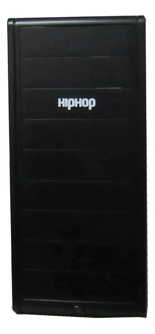 GABINETE HIP HOP 9 BAHIAS ATX NEGRO FUENTE INCLUIDA MULTIQUEMADORA CASE-901