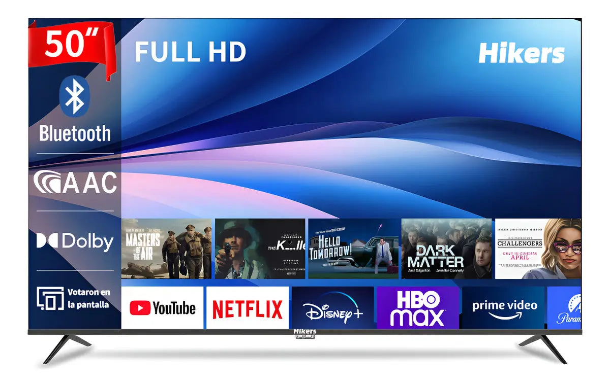 Hikers Android Smart Tv Fhd 50 Pulgadas Fhd Con Dolby