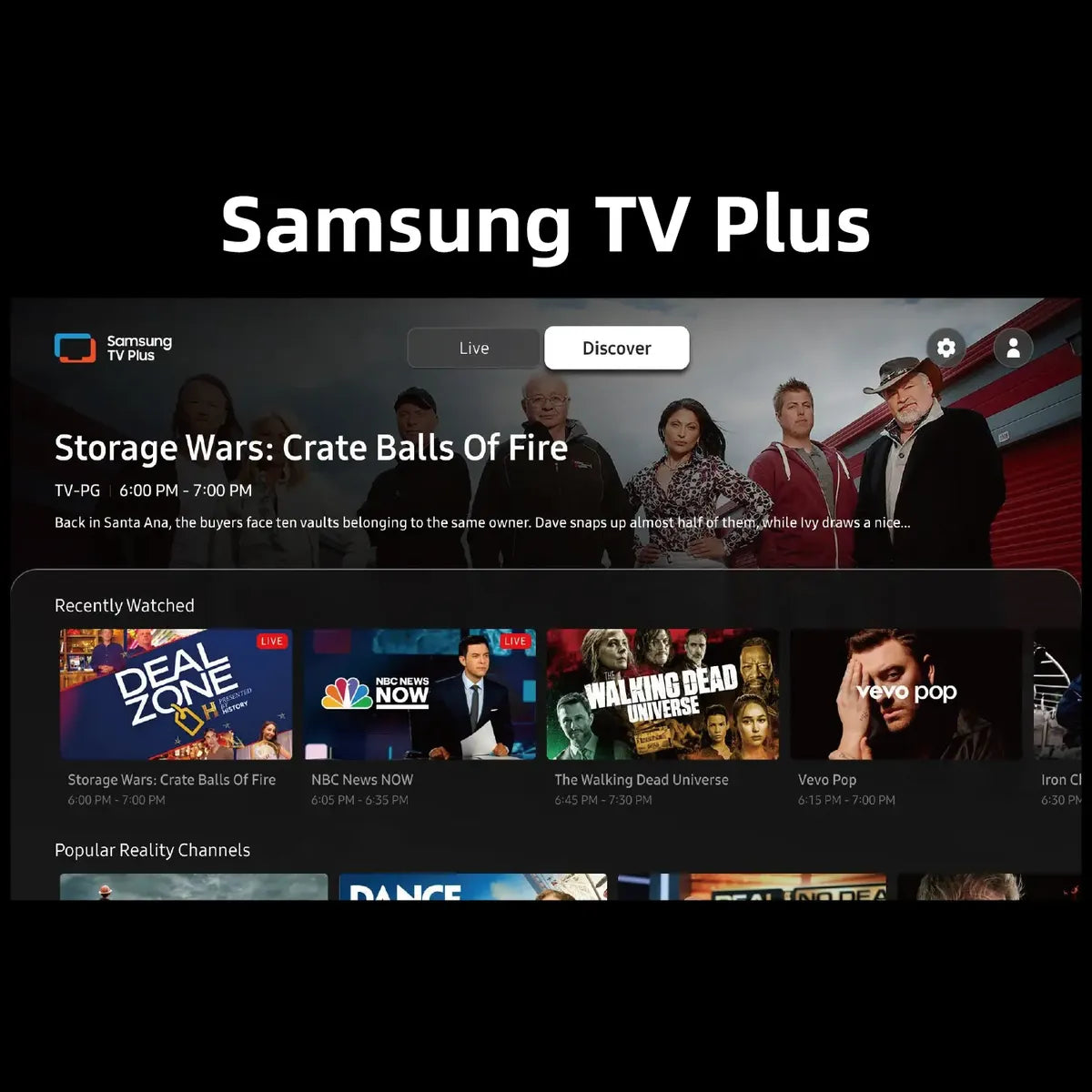 Pantalla Smart Tv Hikers 43in Tizen Fhd Con Samsung Tv Plus