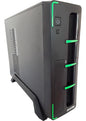 GABINETE NACEB EVOTEC ARUBA NEGRO/VERDE  MATX 600W  METAL C/N FUENTE EV-1010 1M DE GARANTIA