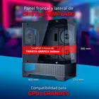 GABINETE BALAM RUSH TANK PERFORM 3200 NEGRO M-ATX 3VENT ARGB USB-3.0 CRISTAL S/FUENTE BR-941655 11M DE GARANTIA