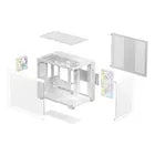 GABINETE DEEPCOOL CG330 3F WH BLANCO M-ATX S/FUENTE R-CG330-WHNGM3-G 12M DE GARANTIA
