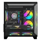 GABINETE FORMULA V LINE Z9M FLOE NEGRO S/FUENTE CRISTAL M-ATX USB-C 11M DE GARANTIA
