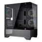 GABINETE BALAM RUSH TANK PERFORM 3200 NEGRO M-ATX 3VENT ARGB USB-3.0 CRISTAL S/FUENTE BR-941655 11M DE GARANTIA