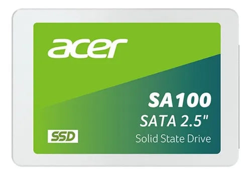 SSD ACER SA100 1.92TB SATA III 2.5" R:560MB/s W:500GB/s BLANCO