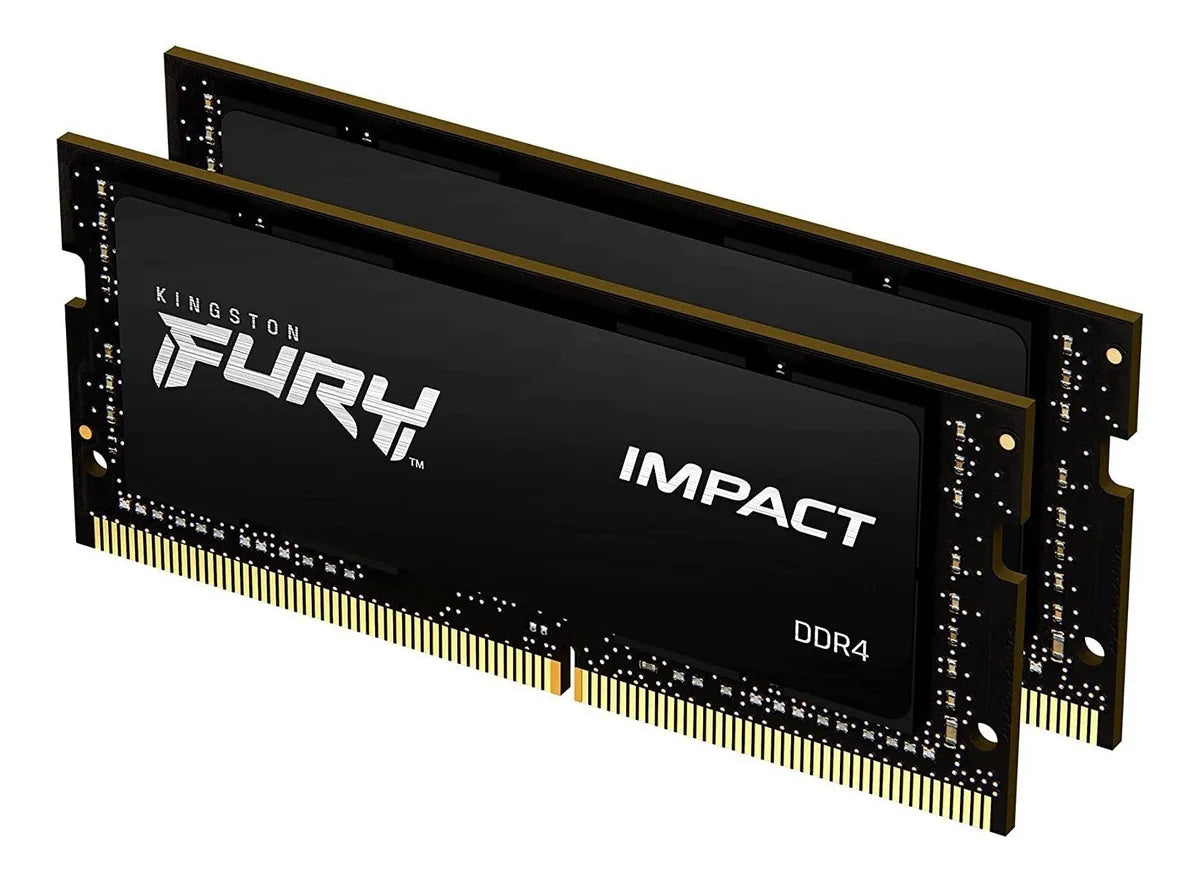 RAM KINGSTON FURY IMPACT SODDR4 LAP 64GB 2X32 3200 NEGRO