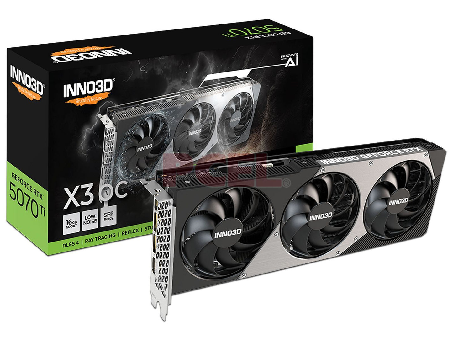 TARJETA DE VIDEO NVIDIA RTX5070TI 16GB OC GDDR7 INNO3D