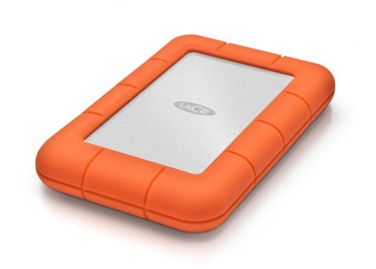 DD EXTERNO LACIE RUGGED MINI 1TB USB 3.0 NARANJA PLATA LAC301558