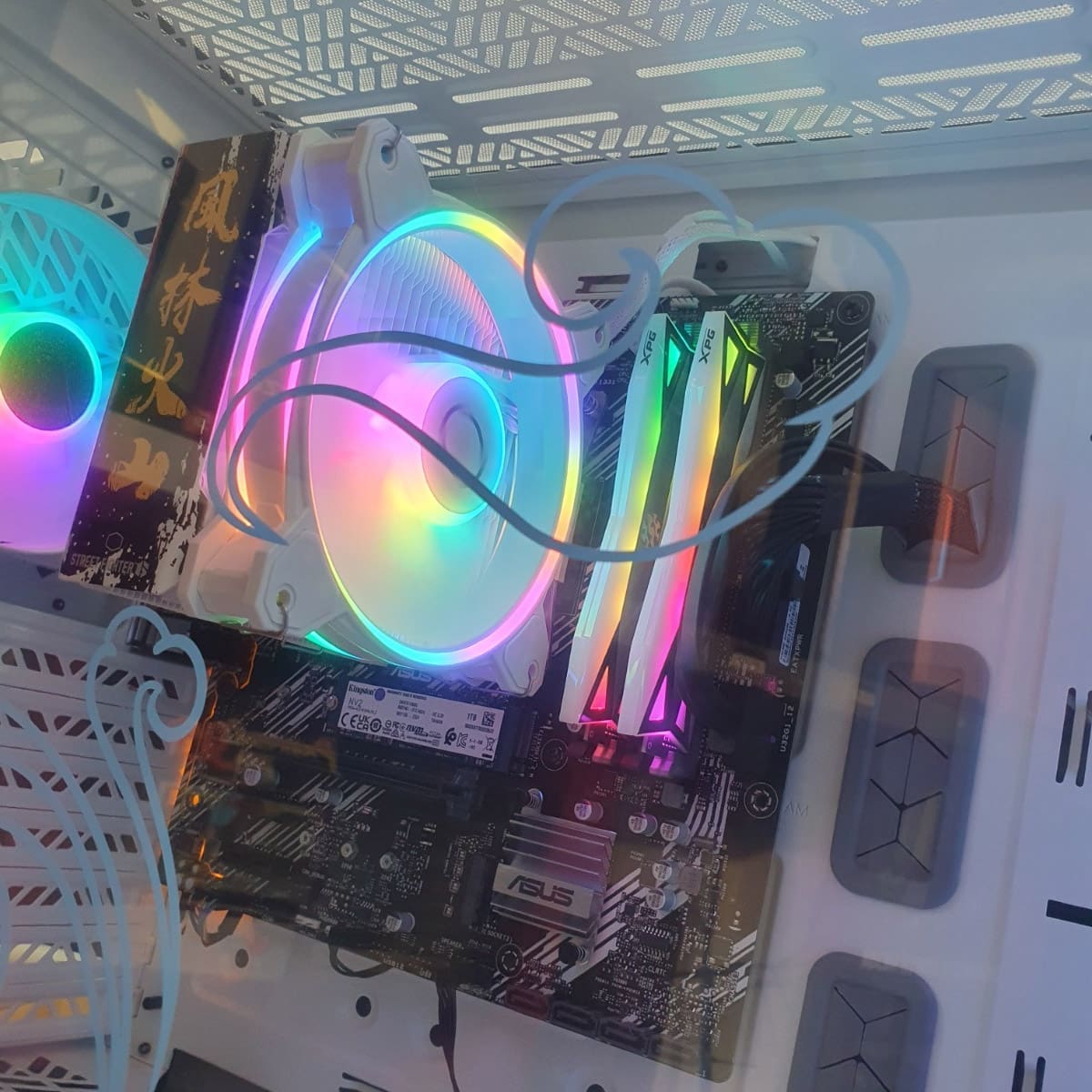 PC Gamer Ryzen 5 5600G | 16GB DDR4 | SSD NVMe 1TB | HDD 2TB | ASUS B550M WiFi | Cooler Master Chun Li