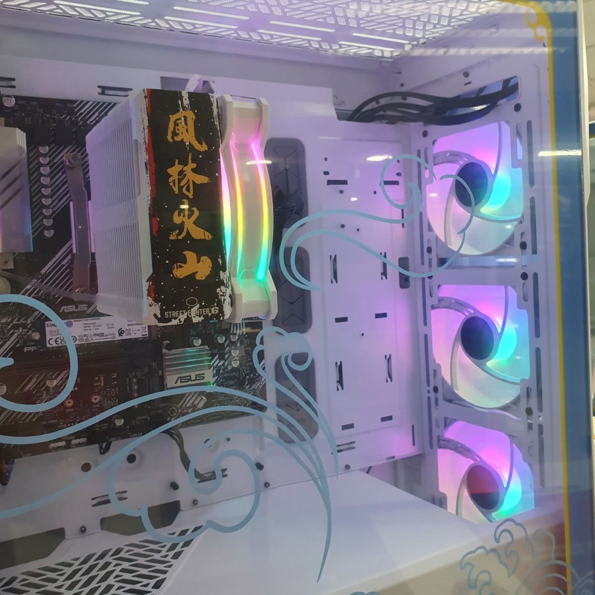 PC Gamer Ryzen 5 5600G | 16GB DDR4 | SSD NVMe 1TB | HDD 2TB | ASUS B550M WiFi | Cooler Master Chun Li