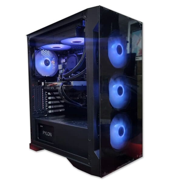 PC Gamer Intel Core i7 14700F | RTX 5050 WINDFORCE | 32GB DDR4 | 2TB NVMe SSD | B760M WiFi | Cooler Líquido 240MM