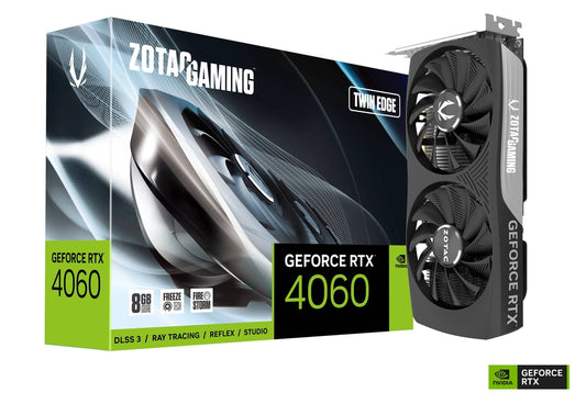 TARJETA DE VIDEO NVIDIA RTX4060 8GB GDDR6 ZOTAC TWIN EDGE