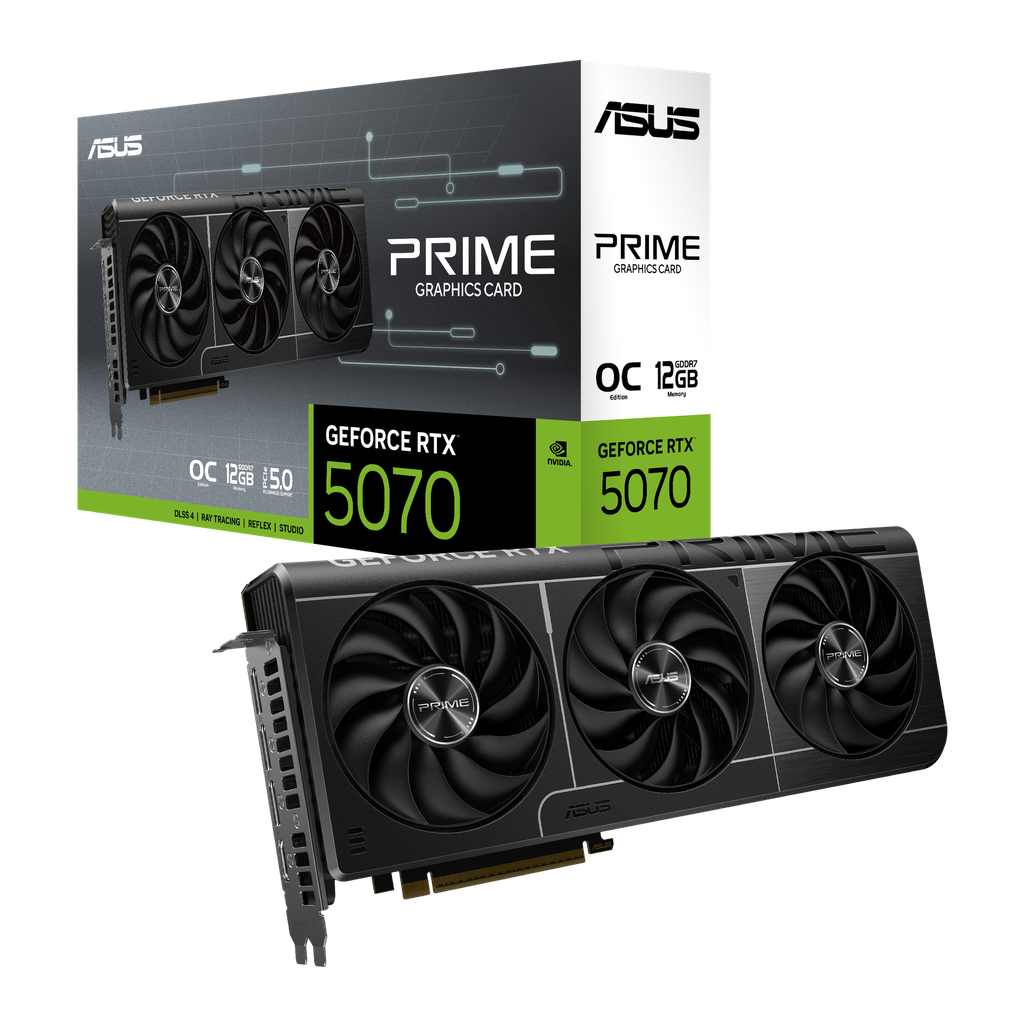 TARJETA DE VIDEO NVIDIA RTX5070 12GB OC GDDR7 ASUS PRIME