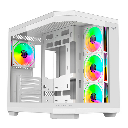 Balam Rush Tank 9600TB 白色 ATX RGB 机箱（侧透 USB3.0）
