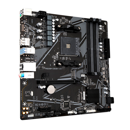 MOTHER AMD A520M DS3H GIGABYTE AM4 4xDDR4 128GB M-ATX