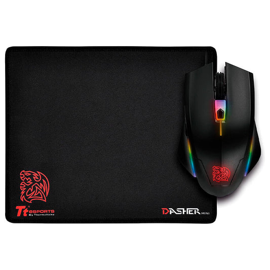 KIT 2 EN 1 THERMALTAKE TtESPORT MOUSE Y MOUSEPAD ELITE RGB MO-TER-WDOTBK-01