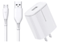 Cable | US-A208 V8 | 2.1A 1m | USB | V8 | No | Carga y datos | 200/50 | Blanco - rogeek