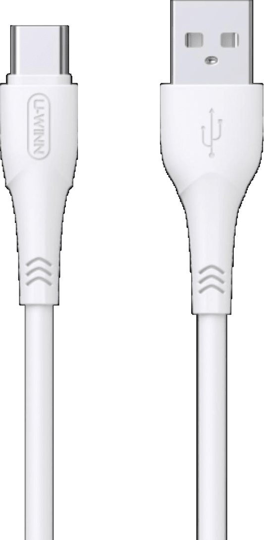 Cable | US-L01 TC | 2.1A 1m | USB | Type-C | No | Basico | 360/90 | Blanco/Negro - rogeek