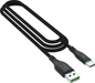 Cable | US-L201 TC | QC4.0 1m | USB | Type-C | No | Rapido | 200/100 | Negro - rogeek