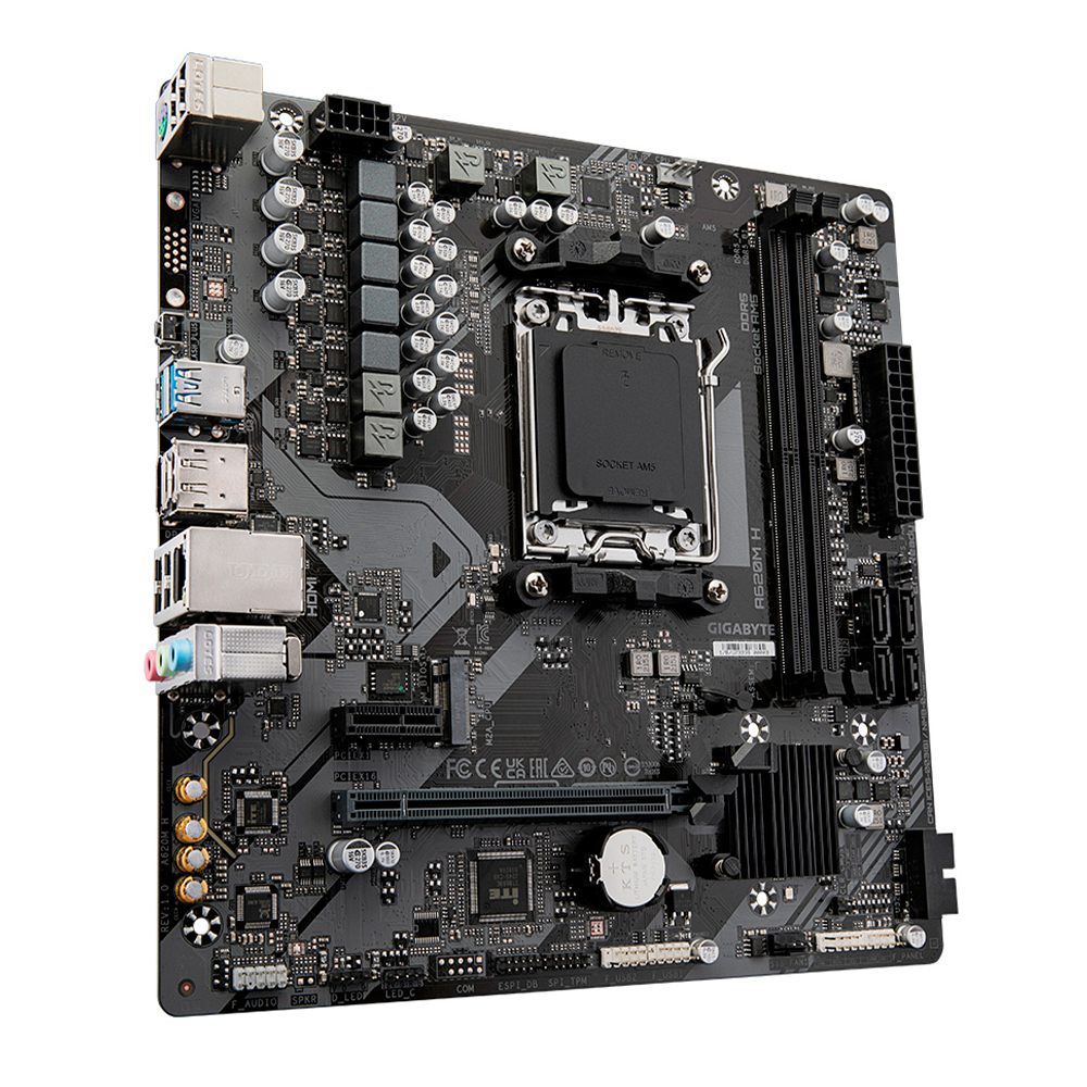 MOTHER AMD A620M H GIGABYTE AM5 2xDDR5 128GB ATX