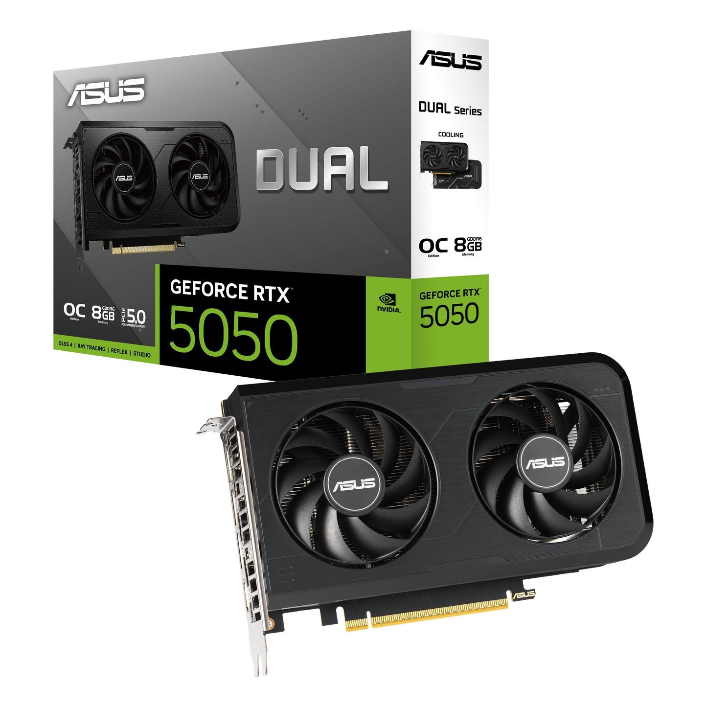 TARJETA DE VIDEO NVIDIA RTX5050 8GB GDDR6 ASUS DUAL