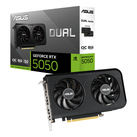 TARJETA DE VIDEO NVIDIA RTX5050 8GB GDDR6 ASUS DUAL