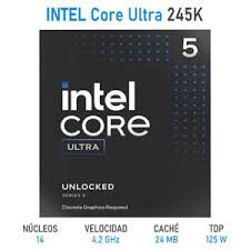 PROCESADOR INTEL CORE ULTRA 5 245K 5.2GHZ LGA1851