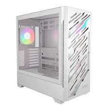 GABINETE ADATA XPG STARKER AIR BTF BLANCO ARGB ATX S/FUENTE CRISTAL STARKERAIRBTFMTA-WHCWW 11M DE GARANTIA